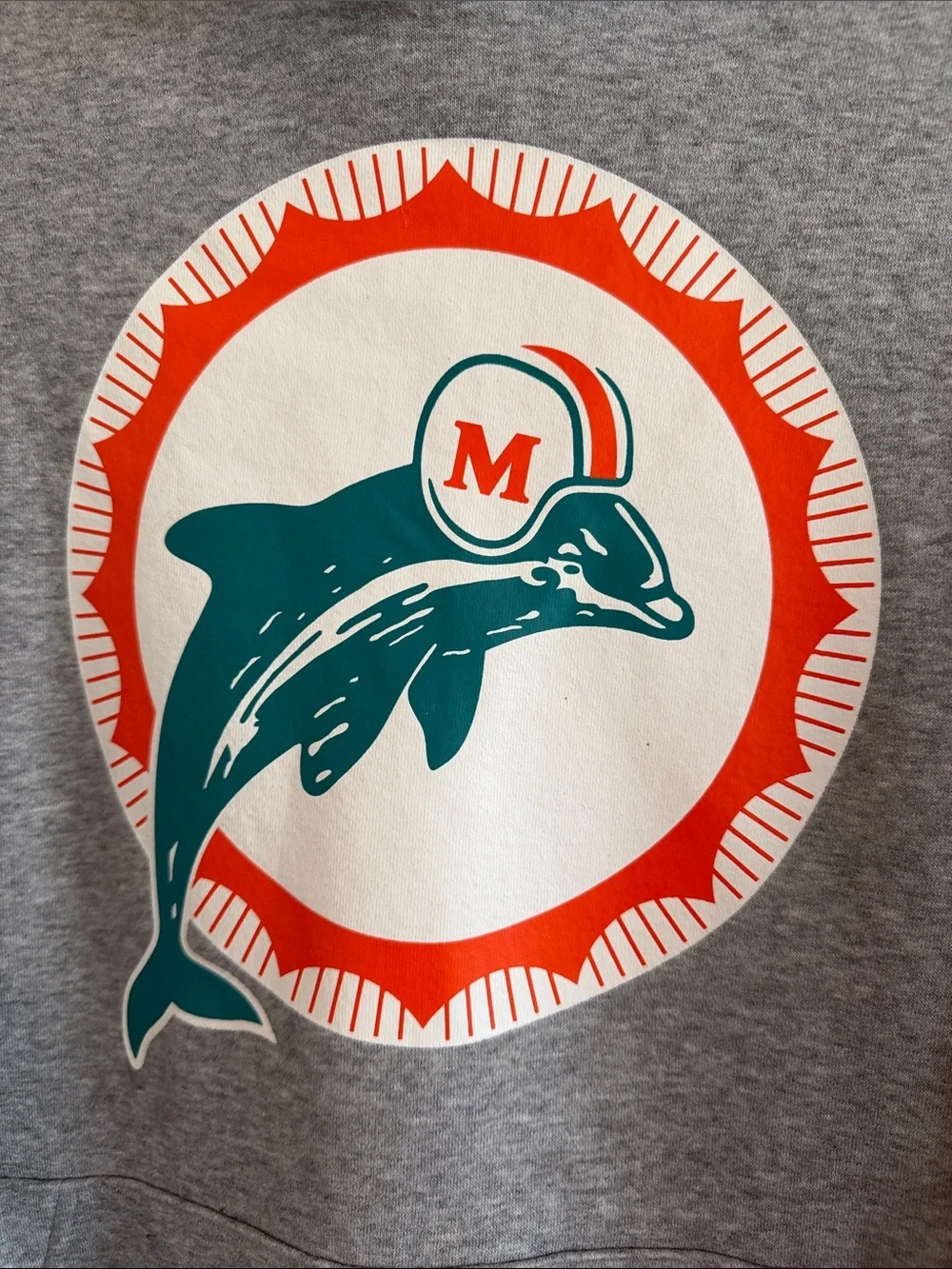 Nike Gray Hoodie Miami Dolphins